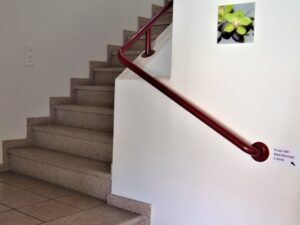 Treppenhaus Massagepraxis Wiktoria Richner